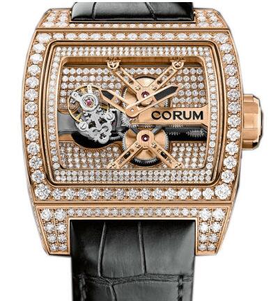 Corum Ti-Bridge Tourbillon 022.715.85 / OF01.0000 Pink gold watches prices